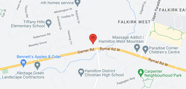 map of 90 1169 Garner Road E